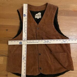 Men's Brown Suede Vest